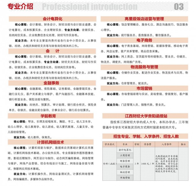 貴州省財政學校2017年招生簡章