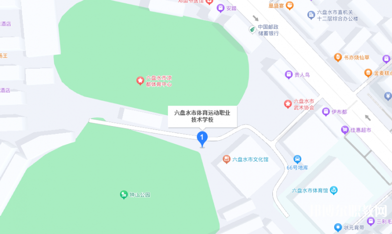 六盤水市體育運動職業技術學校地址，乘車路線