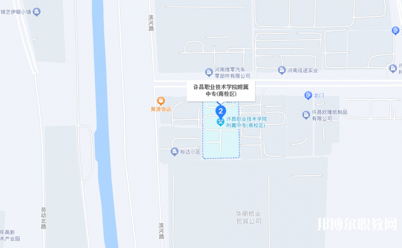 許昌市建安區(qū)職業(yè)中等專業(yè)學校地址，乘車路線