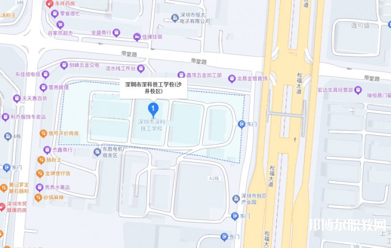 深圳市深科技工學(xué)校地址，乘車(chē)路線