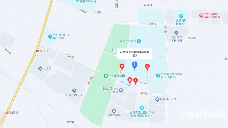 合肥技師學院地址，乘車路線